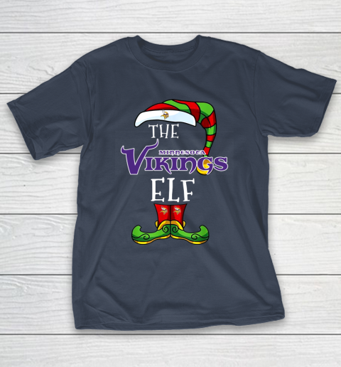 Minnesota Vikings Christmas ELF Funny NFL T-Shirt 3