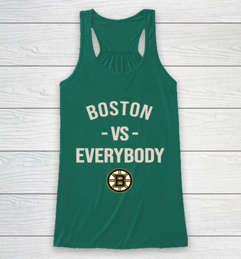 Boston Bruins Vs Everybody Racerback Tank 5
