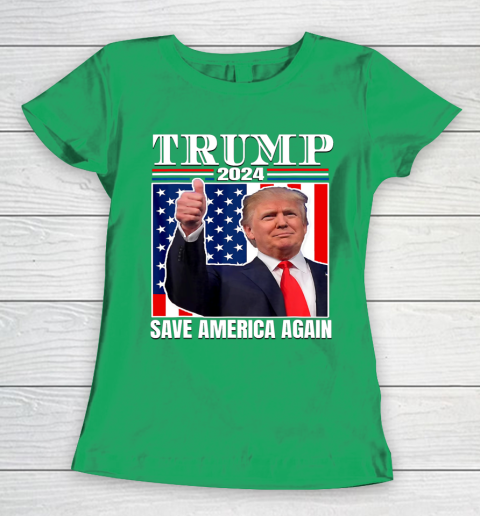 Trump 2024 Shirt Save America Again Shirt Donald Trump Women's T-Shirt 5