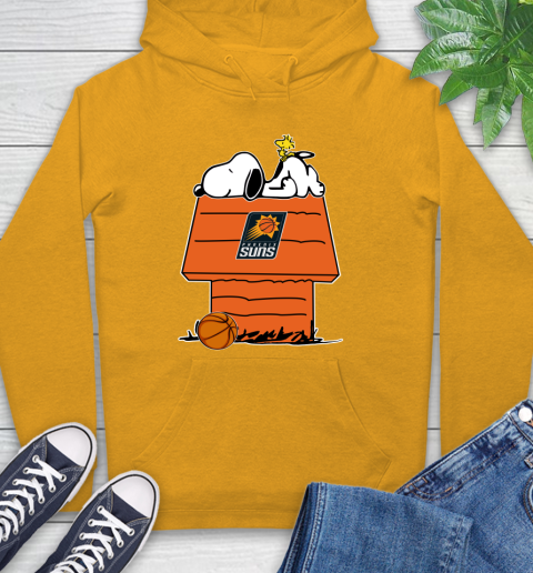 Phoenix Suns NBA Basketball Snoopy Woodstock The Peanuts Movie Hoodie 3
