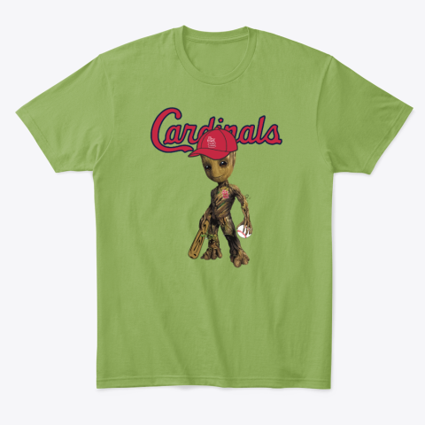 bjr5 stlouis cardinals groot guardians of the galaxy classic t shirt 2 front kiwi