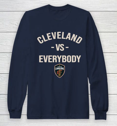 Cleveland Cavaliers Vs Everybody Long Sleeve T-Shirt 2