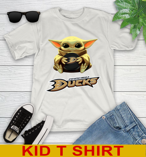NHL Hockey Anaheim Ducks Star Wars Baby Yoda Shirt 112
