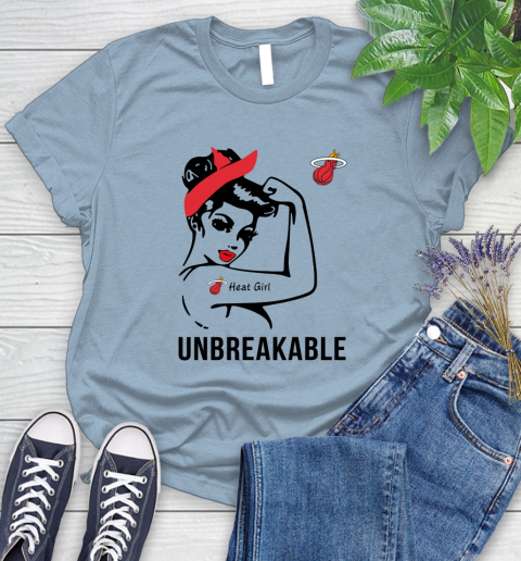 NBA Miami Heat Girl Unbreakable Basketball Sports Women's T-Shirt 6