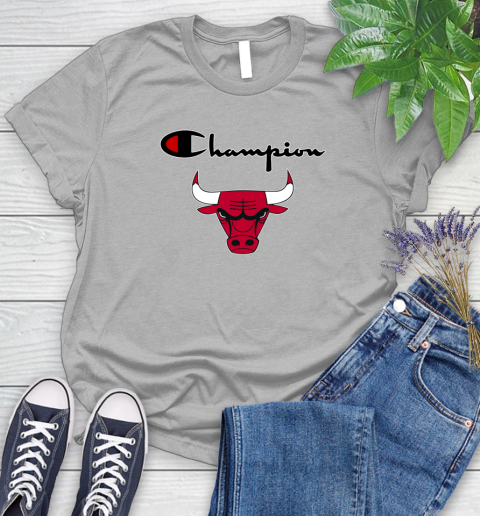 NBA Basketball Chicago Bulls Champion Shirt Women's T-Shirt 3