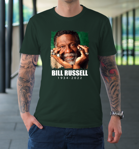 Bill Russell 1934  2022 RIP T-Shirt 3
