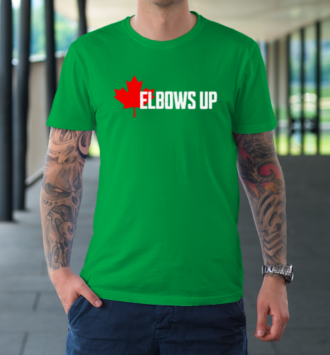 Elbows Up Canada True North Strong and Free Proud Canadian T-Shirt 5
