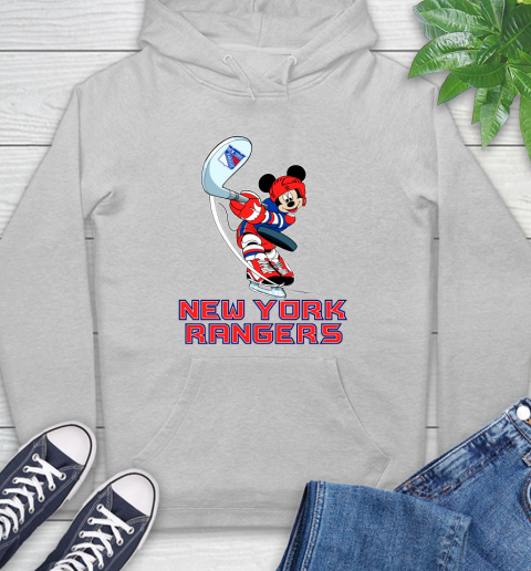 NHL Hockey New York Rangers Cheerful Mickey Mouse Shirt Hoodie 6