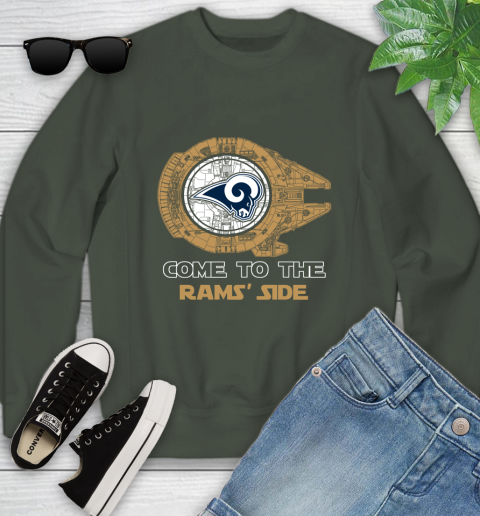 NFL Come To The Los Angeles Rams Wars Football Sports Youth Sweatshirt 9