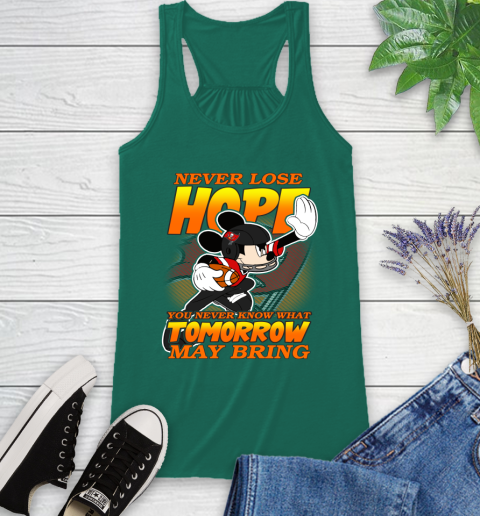 Tampa Bay Buccaneers NFL Football Mickey Disney Never Lose Hope Racerback Tank 6