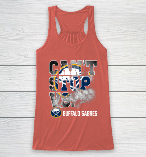 NHL Buffalo Sabres Hockey Can't Stop Vs Racerback Tank 3
