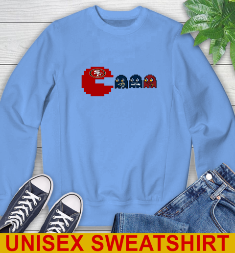 San Francisco 49ers NFL Football Pac Man Champion Sweatshirt 11
