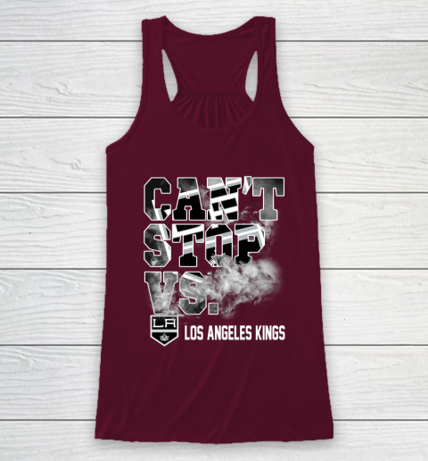 NHL Los Angeles Kings Hockey Can't Stop Vs Racerback Tank 2