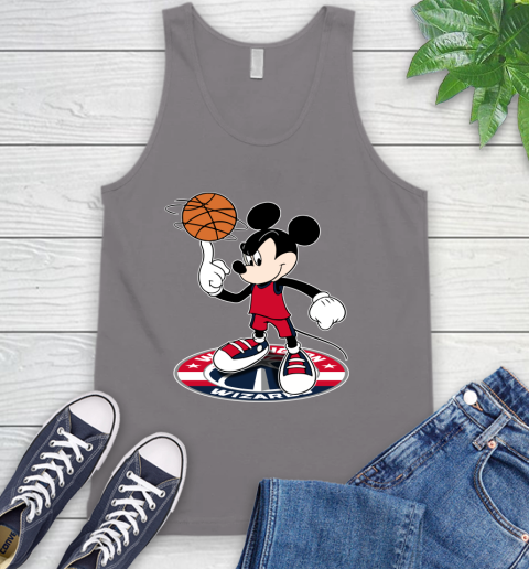 NBA Basketball Washington Wizards Cheerful Mickey Disney Shirt Tank Top 7