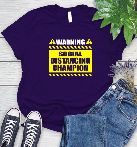 Coronavirus Shirt  Warning Social Distancing Champion 85