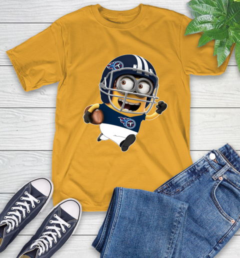 NFL Tennessee Titans Minions Disney Football Sports T-Shirt 3