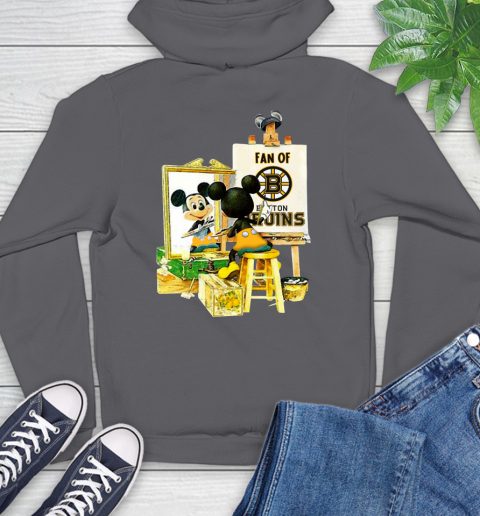 NHL Hockey Boston Bruins Mickey Drawing Shirt 20
