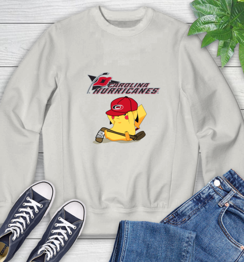 NHL Pikachu Hockey Sports Carolina Hurricanes Sweatshirt 12