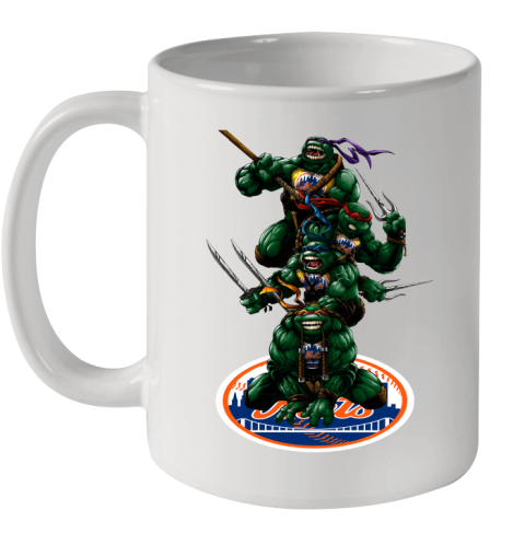 MLB Baseball New York Mets Teenage Mutant Ninja Turtles Shirt Ceramic Mug 11oz