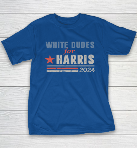 White Dudes For Kamala Harris Youth T-Shirt 6