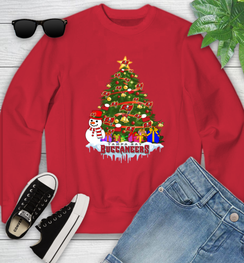 Tampa Bay Buccaneers Merry Christmas NFL Football Sports Youth Sweatshirt 9