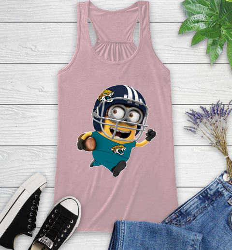 NFL Jacksonville Jaguars Minions Disney Football Sports Racerback Tank 11
