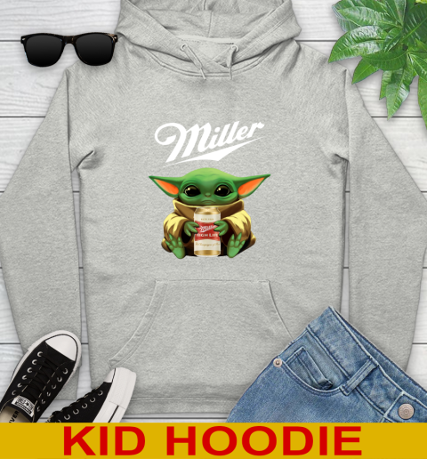 Star Wars Baby Yoda Hugs Miller High Life Beer Shirt 134