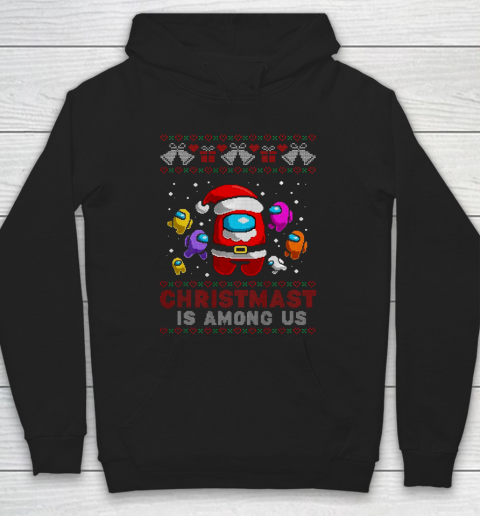 Among Us Game Shirt Christmas Costume Among stars Game Us Funny X mas Gift Hoodie
