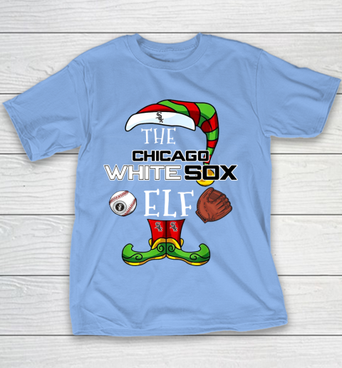 Chicago White Sox Christmas ELF Funny MLB Youth T-Shirt 8