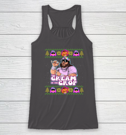 Macho The Cream of The Crop,Wrestling Ugly Christmas Racerback Tank 6