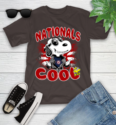 MLB Baseball Washington Nationals Cool Snoopy Shirt Youth T-Shirt 7 MLB Baseball Washington Nationals Cool Snoopy Shirt Youth T-Shirt - Image 7