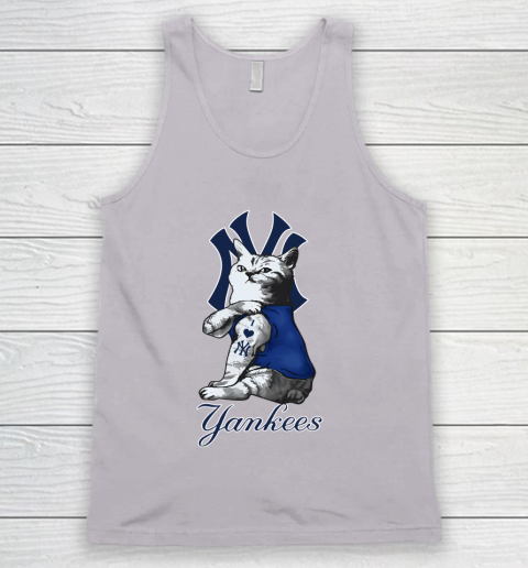 MLB Baseball My Cat Loves New York Yankees Tank Top 3