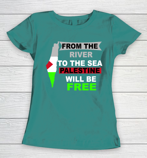 From The River To The Sea Palestine Will Be Free Shirt Women's T-Shirt 10