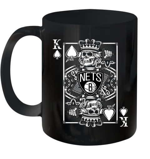 Brooklyn Nets NBA Basketball The King Of Spades Death Cards Shirt Ceramic Mug 11oz