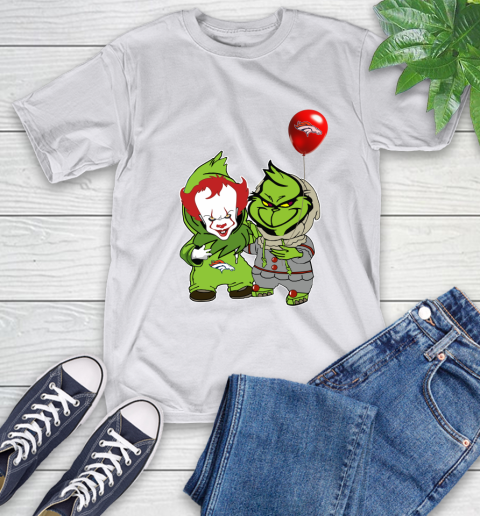 Denver Broncos Baby Pennywise Grinch Christmas Nfl Football T