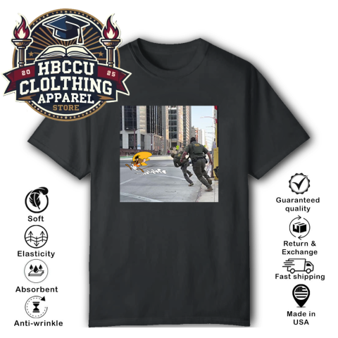Cyclist Taunting ICE Agents T-Shirt