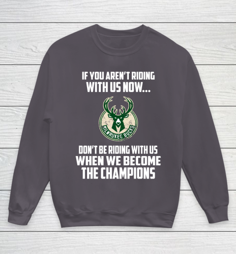 NBA Milwaukee Bucks Basketball We Become The Champions Youth Sweatshirt 5