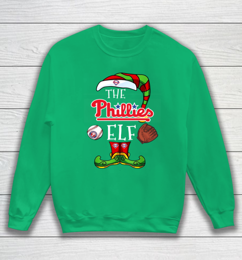 Philadelphia Phillies Christmas ELF Funny MLB Sweatshirt 5