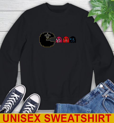 New Orleans Saints NFL Football Pac Man Champion Sweatshirt 2