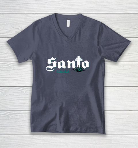 Santo Tequila Guy Fieri V-Neck T-Shirt 7