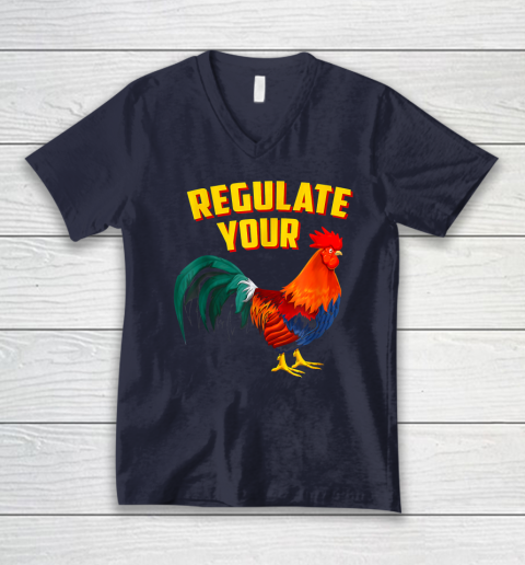 Regulate Your Dick Pro Choice Feminist Women's Rights V-Neck T-Shirt 2