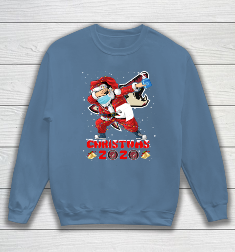 Arizona Coyotes Funny Santa Claus Dabbing Christmas 2020 NHL Sweatshirt 6