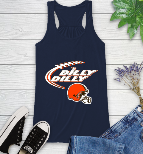 NFL Cleveland Browns Dilly Dilly Football Sports Racerback Tank 12