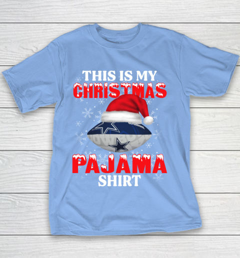 Dallas Cowboys This Is My Christmas Pajama Shirt NFL Youth T-Shirt 8