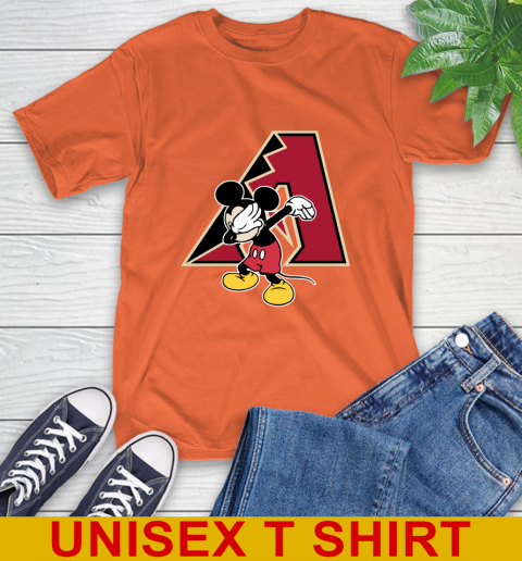 Arizona Diamondbacks MLB Baseball Dabbing Mickey Disney Sports T-Shirt 5