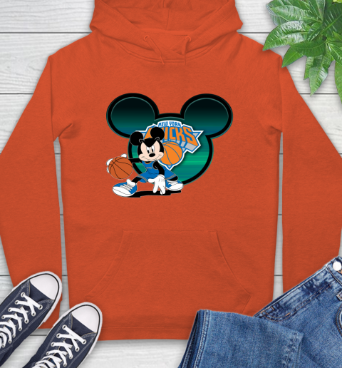 NBA New York Knicks Mickey Mouse Disney Basketball Hoodie 5