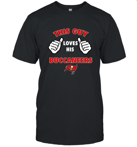 This Guy Loves His Tampa Bay Buccaneers Unisex Jersey Tee