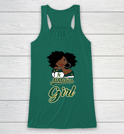 Oakland Athleticss Girl MLB Racerback Tank 6