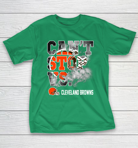 NFL Cleveland Browns Can't Stop Vs T-Shirt 5