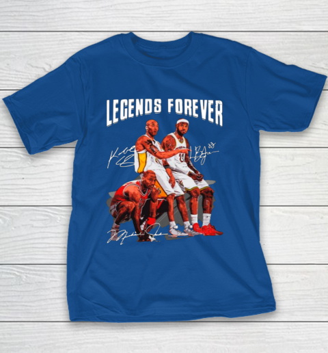 Kobe Bryant Lebron James And Michael Jordan Legends Forever
